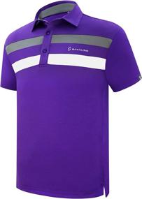 img 3 attached to 👕 SAVALINO Men's Polo Shirts with Moisture-Wicking & Quick-Drying Fabric, Sizes S-5XL...