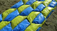 💪 enhanced strength and interlocking design of sand bags: boosting durability and stability logo