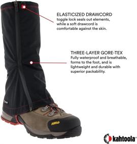 img 2 attached to 🔝 Ultimate Protection and Performance: Kahtoola LEVAgaiter Tall GTX Delivers Unparalleled Comfort and Durability