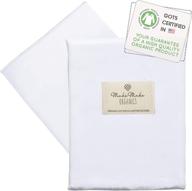 🌿 set of 2 gots certified organic cotton youth pillowcases by makemake organics - zippered, breathable, bright white - fits 14x20 youth junior (16x22) - enhance your seo logo