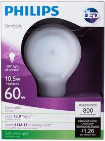 img 3 attached to 💡 Highly Efficient Philips Equivalent SlimStyle LED Dimmable Bulb: Perfect for Any Dimming Needs