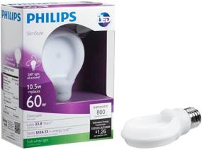 img 1 attached to 💡 Highly Efficient Philips Equivalent SlimStyle LED Dimmable Bulb: Perfect for Any Dimming Needs