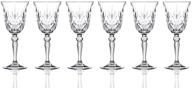 crystal melodia collection wine glass logo