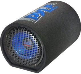 img 1 attached to 🔊 Pyle PLTB8 8-Inch Carpeted Subwoofer Tube Speaker - 400 Watt High Powered Car Audio Sound Component Speaker Enclosure System for Deep Bass - 2” Aluminum Voice Coil, 4 Ohm, 30Hz-700kHz Frequency Range