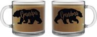 grandma and grandpa bear mugs for grandparents логотип