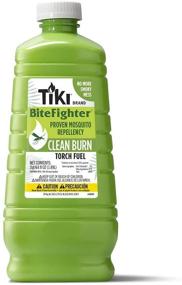 img 4 attached to Enhanced TIKI Brand Clean Burn BiteFighter Mosquito Repellent Torch Fuel, 64 Ounces