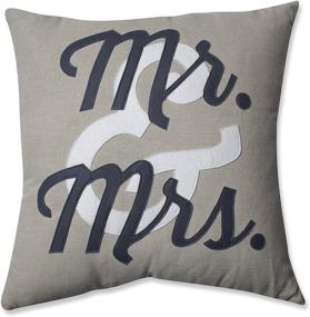 img 3 attached to 👫 Подушка мистера и миссис - Pillow Perfect 565705, 18 дюймов, черная