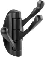 🪝 kokosiri swivel hooks: multi-arm robe hook hanger, wall mounted, matte black - b1009bk-p1 logo