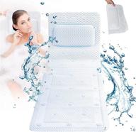 🛀 copachi full body bath pillow 50"x 14" with 30 suction cups - ultimate spa bathtub pillow for head, neck, and back support logo