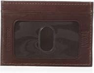 buxton front pocket minamalist wallet men's accessories logo