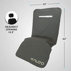 img 1 attached to Malo'o Car Seat Cover Towel Pro