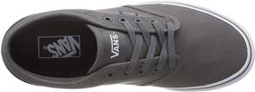 img 1 attached to 👟 Black Canvas Low Top Sneakers for Men by Vans - Stylish Men's Shoes