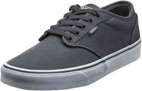 img 4 attached to 👟 Black Canvas Low Top Sneakers for Men by Vans - Stylish Men's Shoes