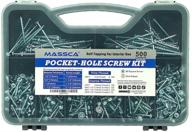 🔩 self-tapping pocket hole screw kit by massca logo