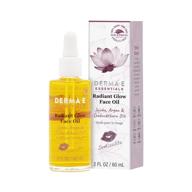 🌞 derma-e sunkissalba radiant glow antioxidant facial oil - jojoba, argan, seabuckthorn, for body & hair, 2 fl oz logo