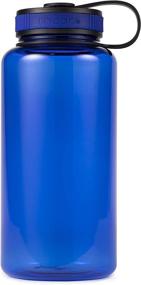 img 3 attached to 💙 Blue Maars Tritan Wide Mouth 34 oz. BPA-Free Sports Water Bottle - 1 Pack for Healthier Hydration