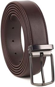 img 2 attached to Tall Belts Black Waist Inch Men's Accessories