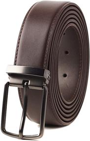 img 4 attached to Tall Belts Black Waist Inch Men's Accessories