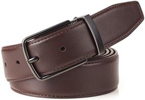 img 3 attached to Tall Belts Black Waist Inch Men's Accessories