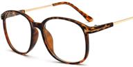 👓 rongchy myopia glasses unisex oversize frame shortsighted eyeglasses logo