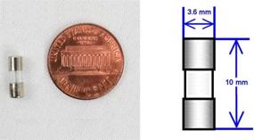 img 1 attached to Количество 3 - Пакет микро-предохранителей быстрого типа 6X10 мм для эффективной защиты цепей