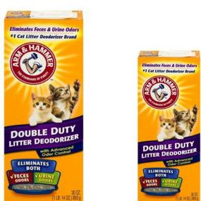 img 1 attached to Pack of 2 Arm & Hammer Cat Litter Deodorizer Powder - 30 Ounce