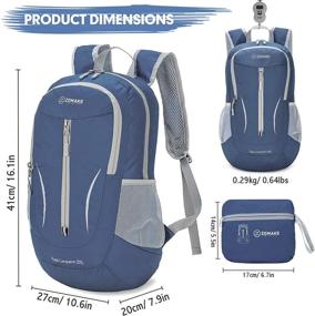 img 3 attached to 🎒 ZOMAKE Lightweight Packable Backpack: Durable and Versatile Hiking Daypacks