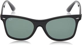 img 3 attached to 😎 Ray Ban 0RB4440N Square Black Sunglasses: Sleek and Stylish Eyewear Choice
