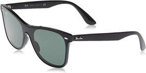 img 4 attached to 😎 Ray Ban 0RB4440N Square Black Sunglasses: Sleek and Stylish Eyewear Choice