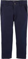 👖 kosh boys' stretch twill khaki pants - boys' clothing logo