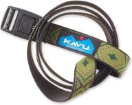 kavu burly nylon adjustable waist men's accessories in belts logo