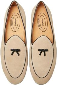 img 3 attached to 👞 Discover Timeless Style with Journey West Vintage Loafers: Belgian Men's Shoes