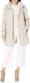 img 4 attached to Stylish and Versatile: Calvin Klein Women's Long Packable Anorak Jacket for All-Season Comfort