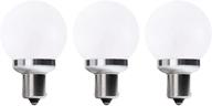 🔆 makergroup 1156 1141 bulbs: rv led light bulbs for camper, motorhome, marine boat - cool white 6000k, wide voltage range - 3-pack logo