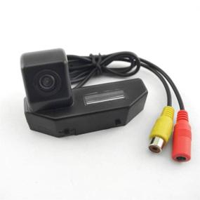 img 2 attached to Enhanced CCD Color Mirror Image Car Rear View Backup Camera for Mazda 6 and Mazda RX-8