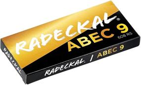 img 2 attached to 🛹 RADECKAL Black ABEC 9 Skateboard Bearings: High Precision, Long-Lasting for Skateboards, Longboards, Cruisers, Inline Skates, Roller Skates