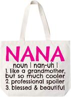 👜 nana definition canvas tote bag - ideal gift for grandma - cocovici logo