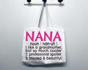 img 2 attached to 👜 Nana Definition Canvas Tote Bag - Ideal Gift for Grandma - COCOVICI