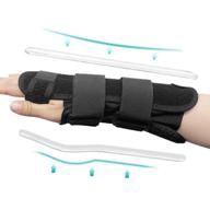 🤲 wrist support brace - carpal tunnel splint - alleviates wrist pain, sprains, arthritis, tendonitis, and rsi - universal adjustable fit 5.5-7.8in (right) - ideal for men, women & children логотип