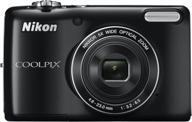 📸 nikon coolpix l26 16.1 mp digital camera - 5x zoom nikkor glass lens - 3-inch lcd display (black) logo