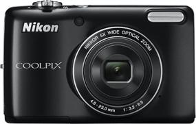 img 4 attached to 📸 Nikon COOLPIX L26 16.1 MP Digital Camera - 5x Zoom NIKKOR Glass Lens - 3-inch LCD Display (Black)