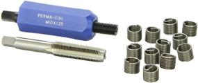 img 1 attached to 🔧 Precision Thread Repair: M10 x 1.25mm x 15mm Thread Kit (3221-M10F)
