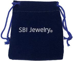 img 1 attached to 💎 SBI Jewelry Safety Chain Charm: A Perfect Birthday Birthstone Gift for Women and Girls, Ideal for Bracelets, Anniversaries!