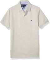 tommy hilfiger short sleeve heather men's clothing and shirts логотип