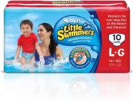 🩲 huggies little swimmers disposable swim diapers: size 5-6 large, xx ct. - for over 32 lb.; find variations in packaging! logo