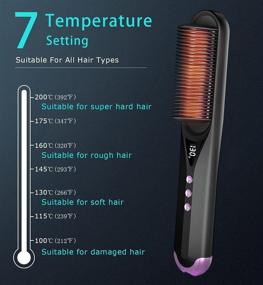 img 1 attached to Straightener Straightening Settings Anti Scald Professional