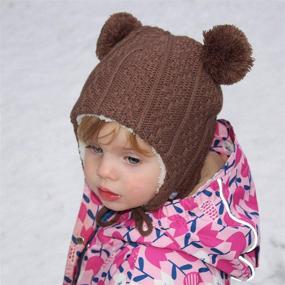 img 3 attached to 🧒 Warm and Adorable: JAN JUL Toddler Winter Ear Flap Boys' Hats & Caps