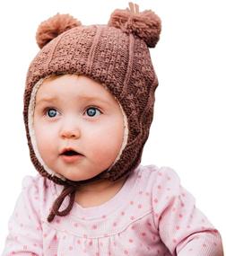 img 4 attached to 🧒 Warm and Adorable: JAN JUL Toddler Winter Ear Flap Boys' Hats & Caps