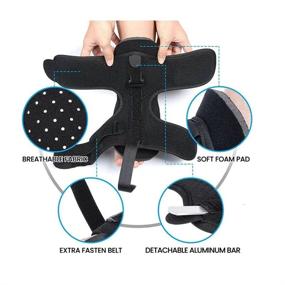 img 2 attached to 🌿 2021 Upgraded Adjustable Plantar Fasciitis Night Splint: Effective Relief for Foot Drop, Ankle Pain, and Tendonitis