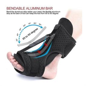 img 3 attached to 🌿 2021 Upgraded Adjustable Plantar Fasciitis Night Splint: Effective Relief for Foot Drop, Ankle Pain, and Tendonitis